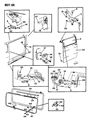 Diagram for 1992 Dodge Ram Van Weather Strip - 4354950