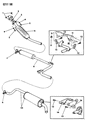 Diagram for Dodge Daytona Exhaust Pipe - 4301942