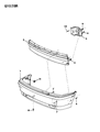 Diagram for Chrysler Town & Country License Plate - 4451846