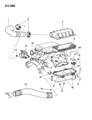 Diagram for Chrysler Town & Country Air Duct - 4307311