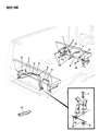 Diagram for 1991 Dodge D350 Seat Belt - L703JT7