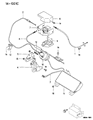 Diagram for Mopar Throttle Cable - MB942965