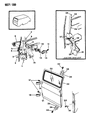 Diagram for 1988 Dodge Ram Wagon Door Lock - 4083621