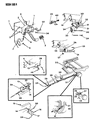 Diagram for 1992 Dodge W250 Parking Brake Cable - 4423185
