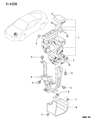 Diagram for 1995 Dodge Avenger Relay - MB858789