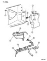 Diagram for Dodge D350 Coolant Reservoir - 52027784