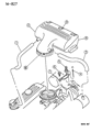 Diagram for 2000 Dodge Ram 2500 Air Intake Coupling - 53030432