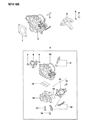 Diagram for 1994 Dodge Colt Throttle Position Sensor - MD614327