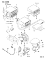 Diagram for 1993 Dodge Stealth Car Speakers - MB954762