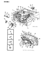 Diagram for 1987 Dodge Daytona Heater Control Valve - 3849199