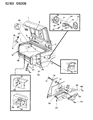 Diagram for Chrysler Imperial Trunk Lid Latch - 4615436