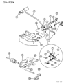 Diagram for 1995 Dodge Ram Wagon Shift Cable - 52107676