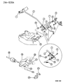 Diagram for Dodge Ram Van Shift Cable - 52107676