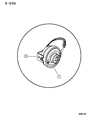 Diagram for 1995 Dodge Ram 1500 Horn - 56043027