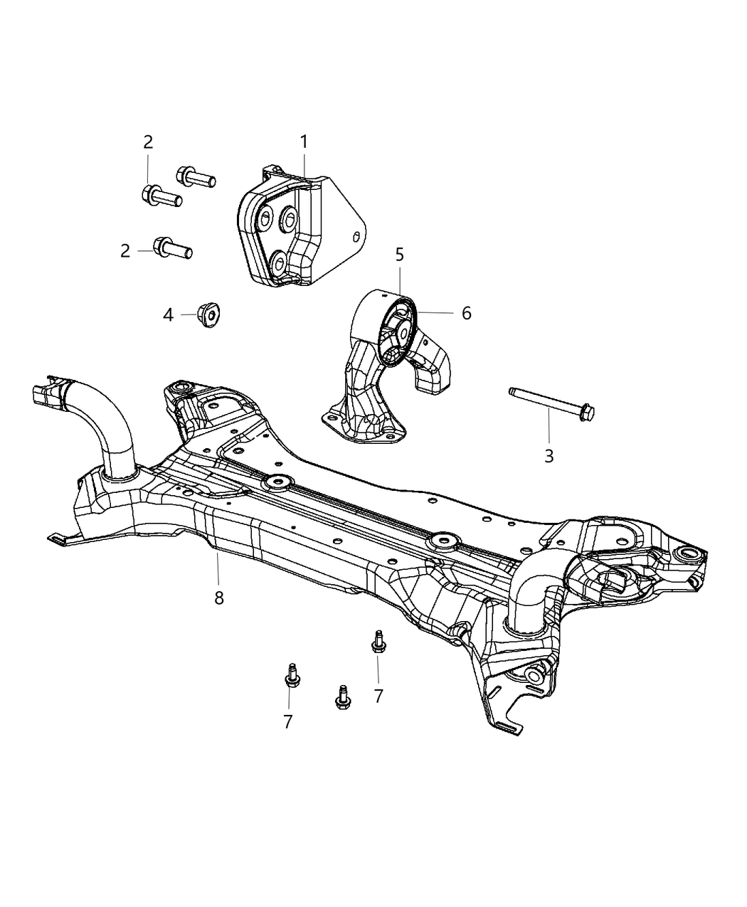 Mopar 68195923AA Insulator