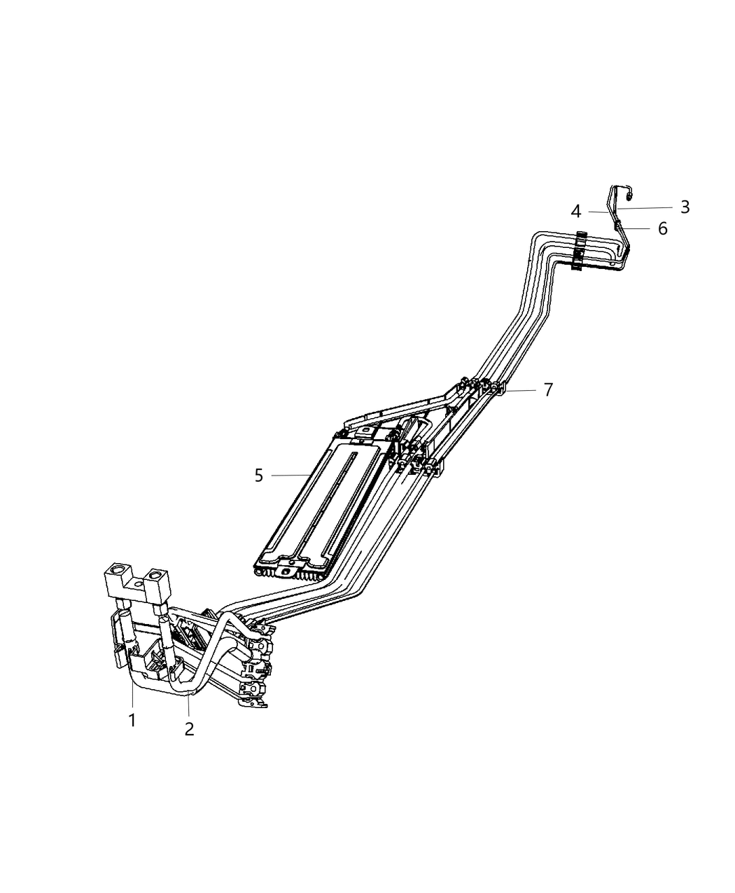 Mopar 68039521AA Tube-Fuel Return