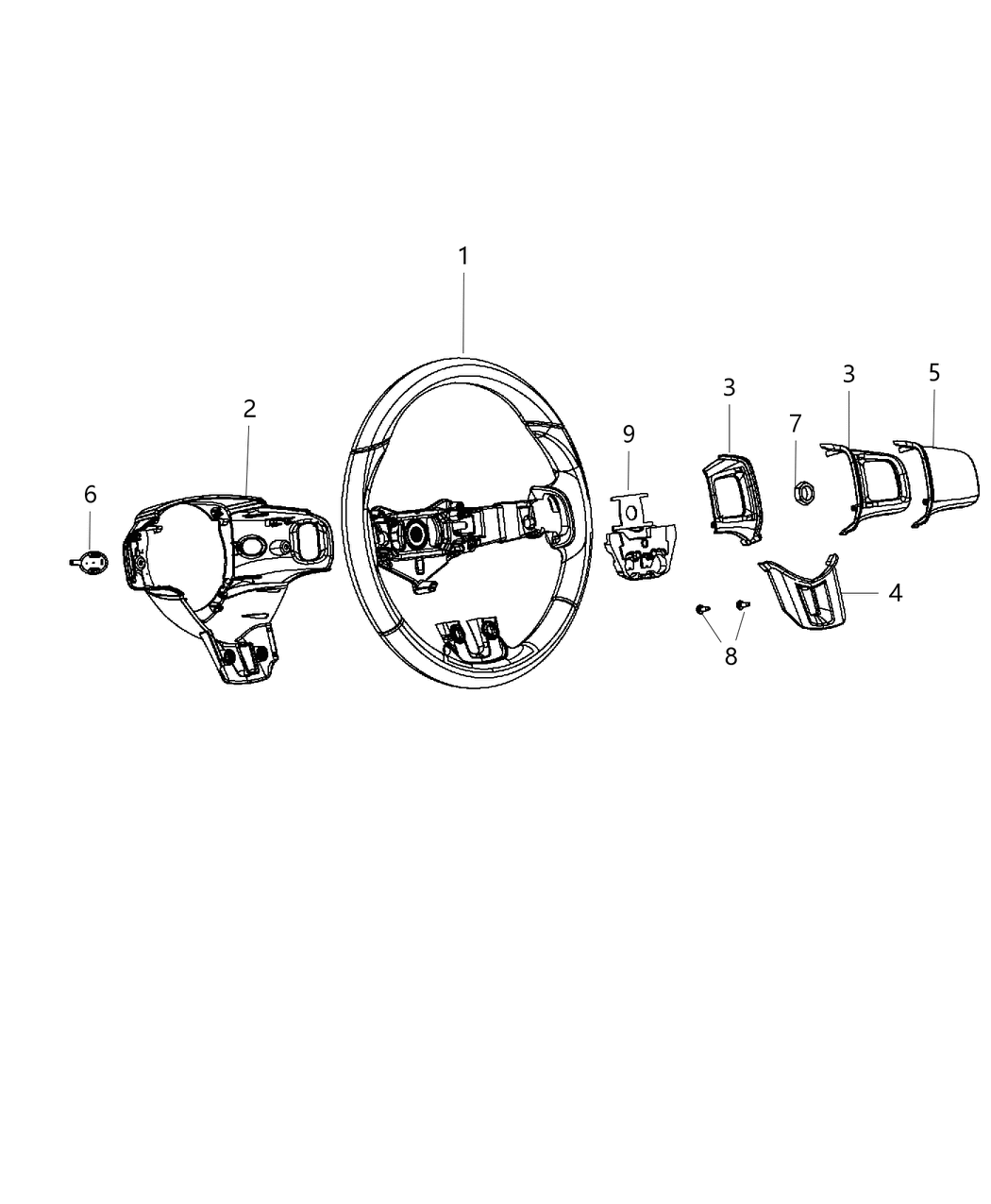 Mopar 5PN66DX9AA Wheel-Steering