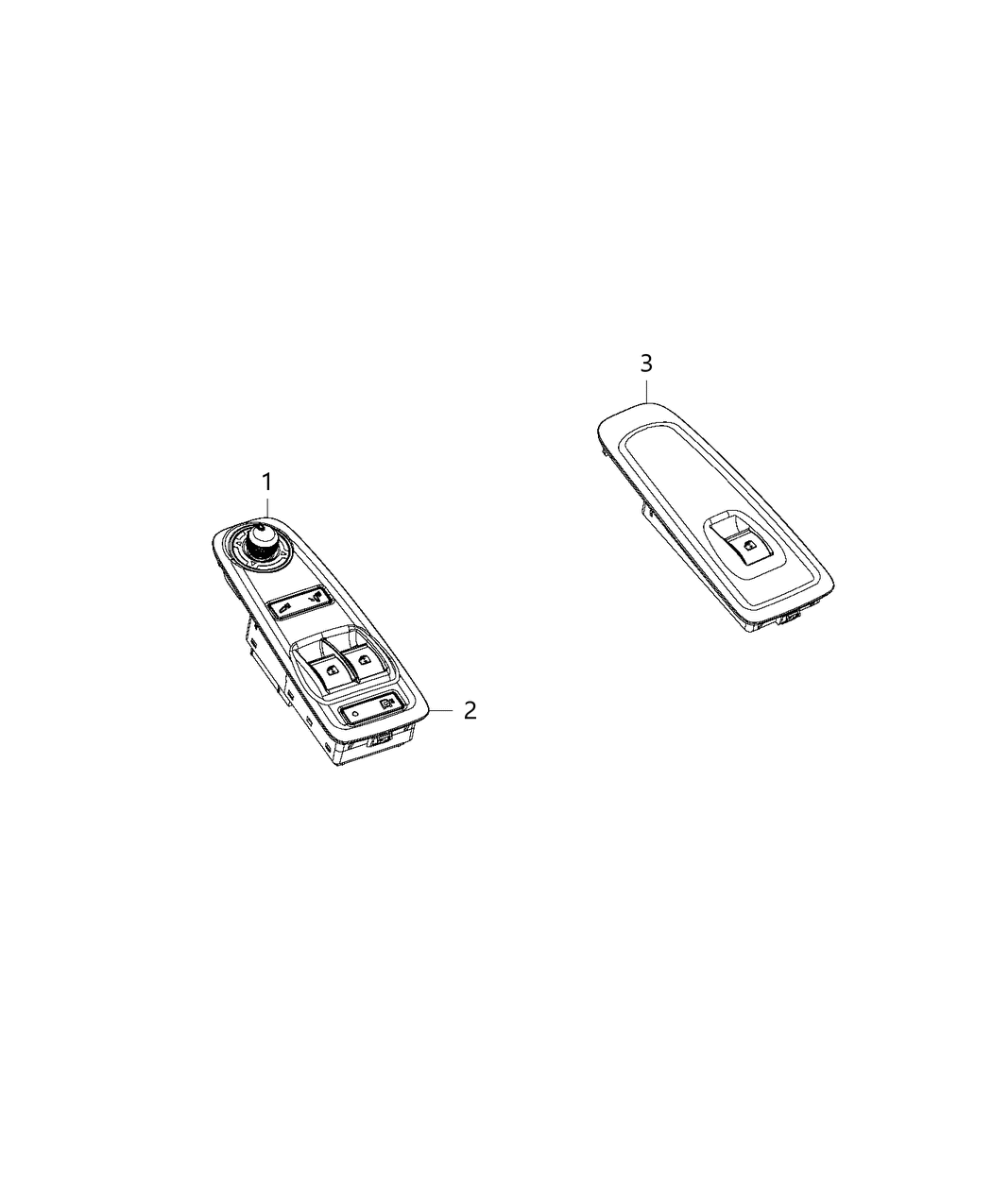 Mopar 1ZP72JXWAC Switch-Front Door