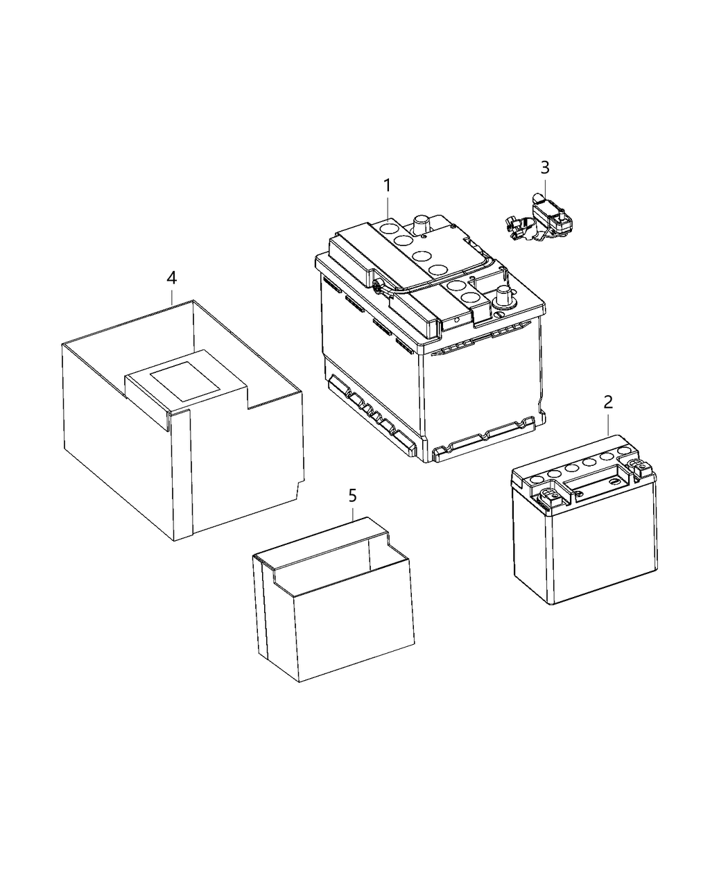 Mopar 56029775AA Battery-None