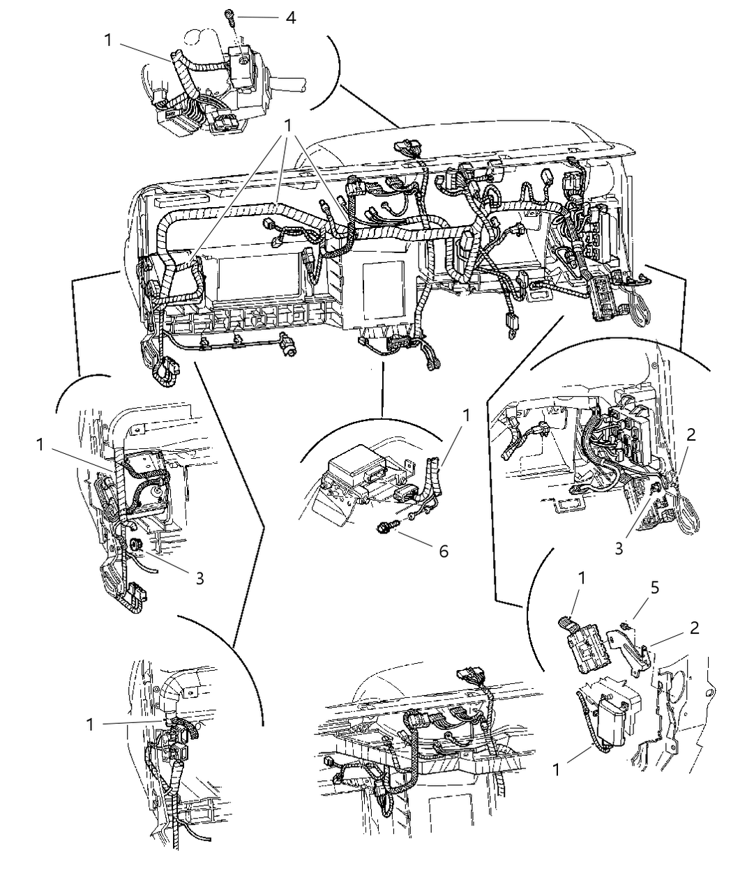 Mopar 56021823 Wiring-Instrument Panel Fog, Lite Pkg