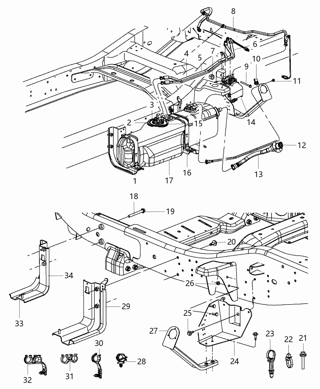 Mopar 52122427AD Tube-Exhaust Fluid