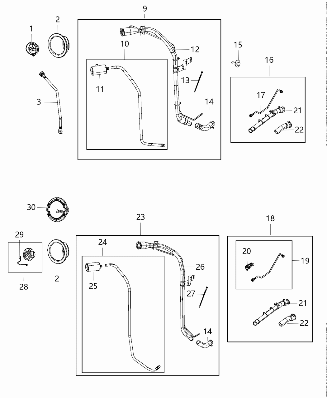 Mopar 68145575AA Clip