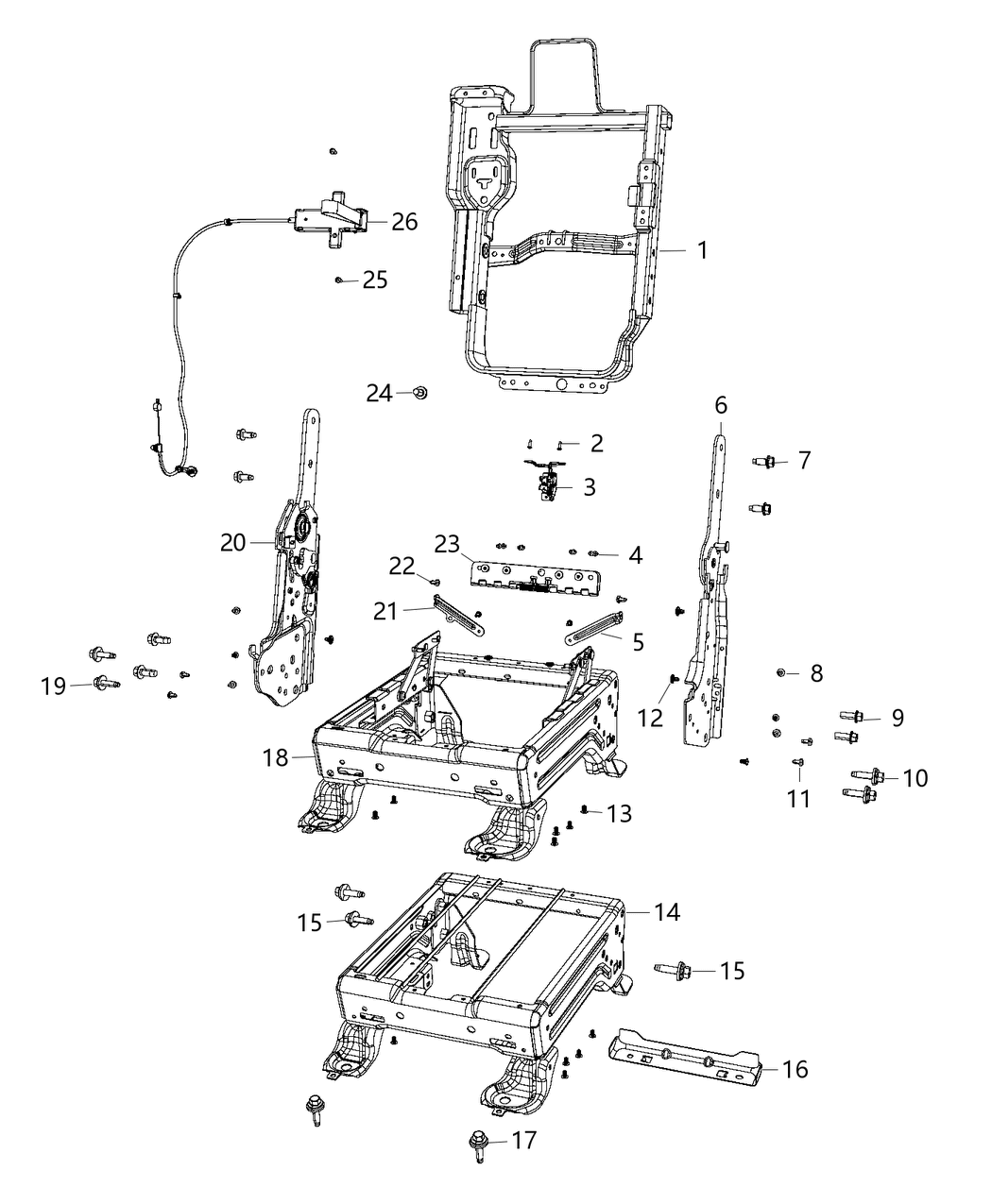 Mopar 6511334AA Screw-HEXAGON Head