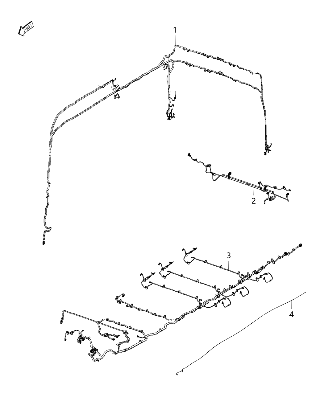 Mopar 52112555AB Wiring-Body Left