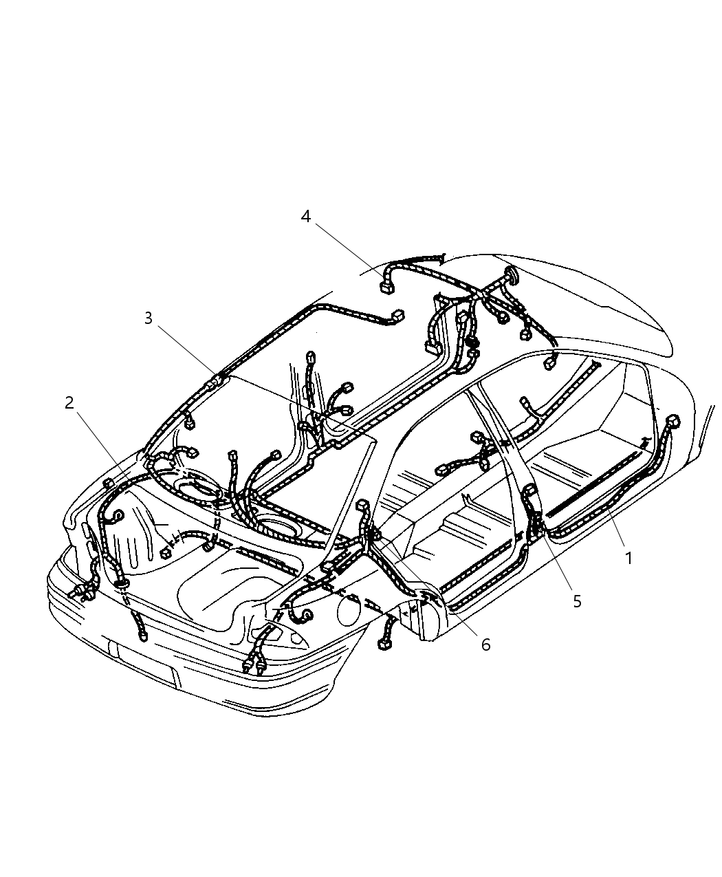 Mopar 4794618AA Wiring-Front Door