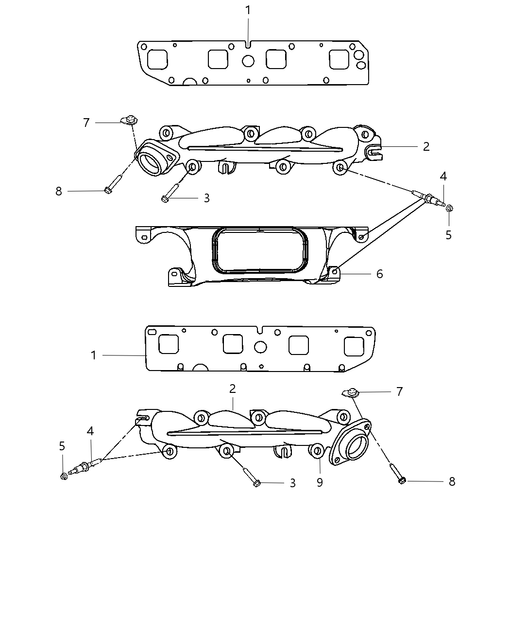 Mopar 5192113AC Shield-Exhaust Manifold