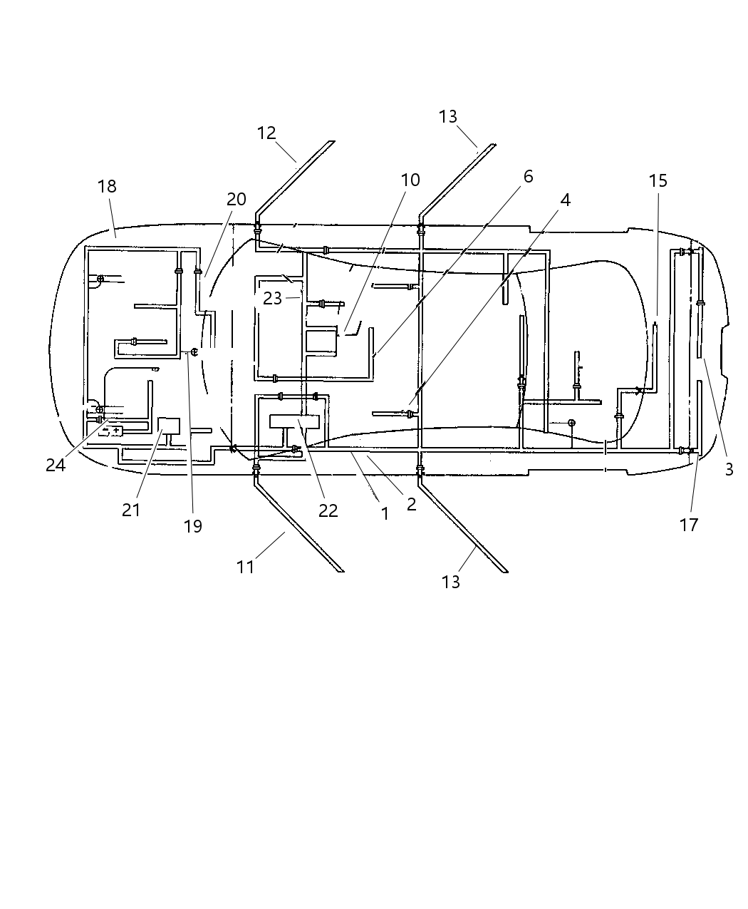 Mopar 4759695AM Wiring-Body Left