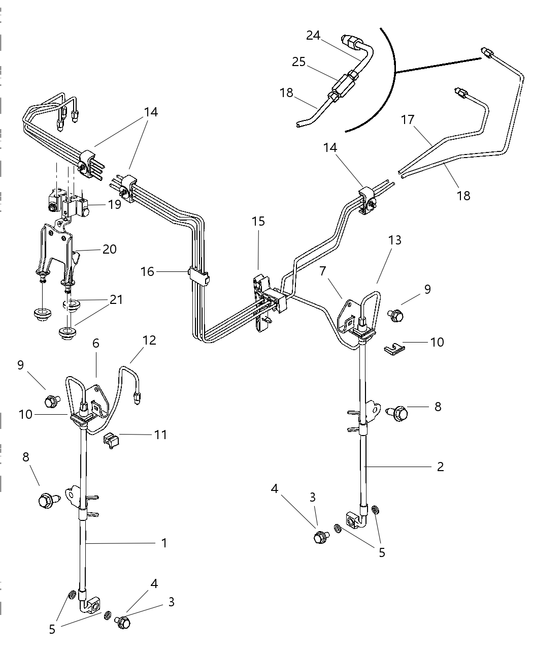 Mopar 68000899AA Tube-Brake