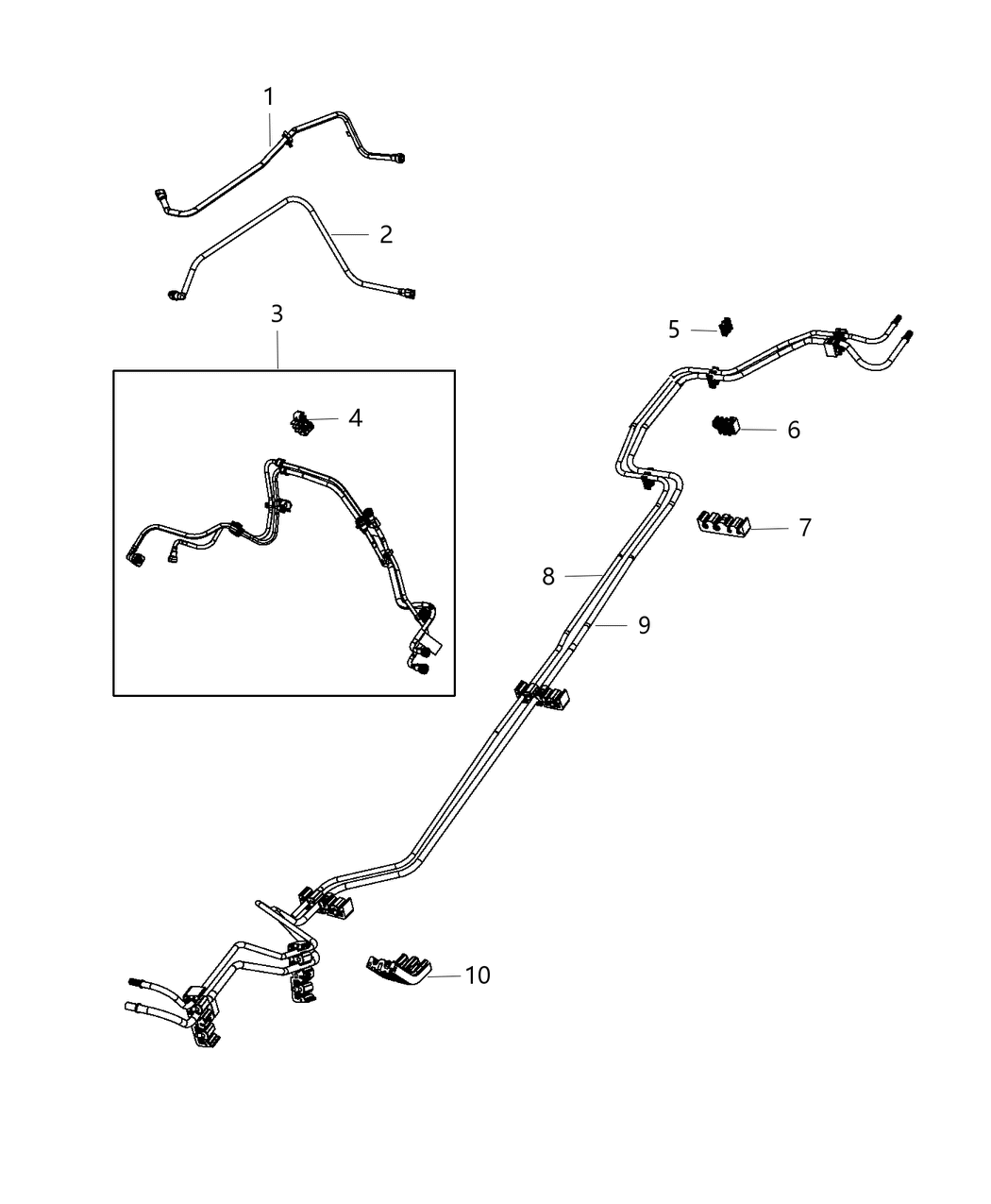 Mopar 57008201AA Tube-Fuel Supply