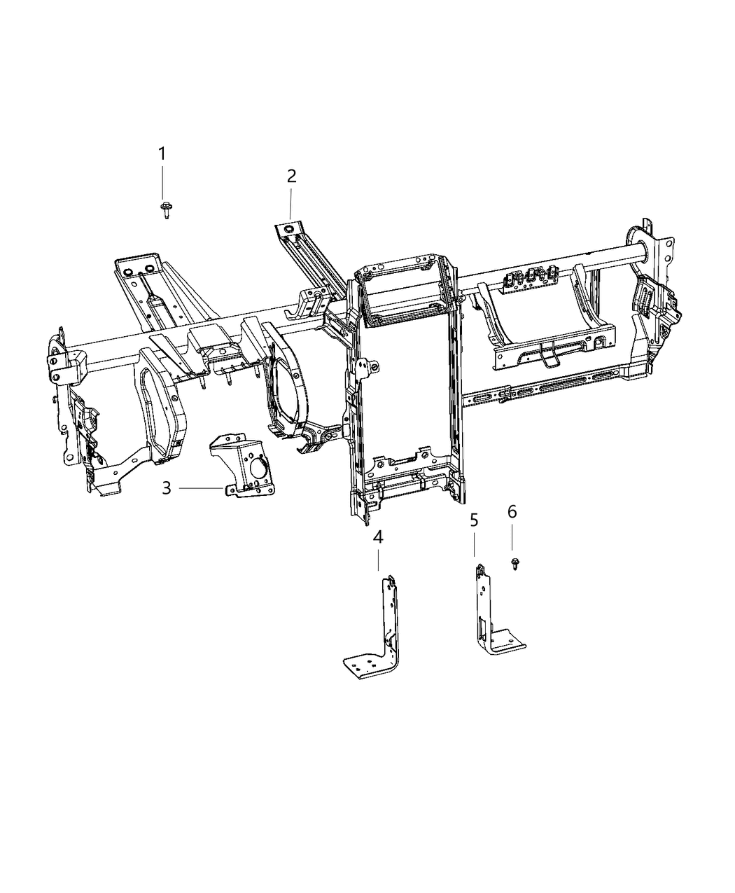 Mopar 5108208AB Bracket-Instrument Panel