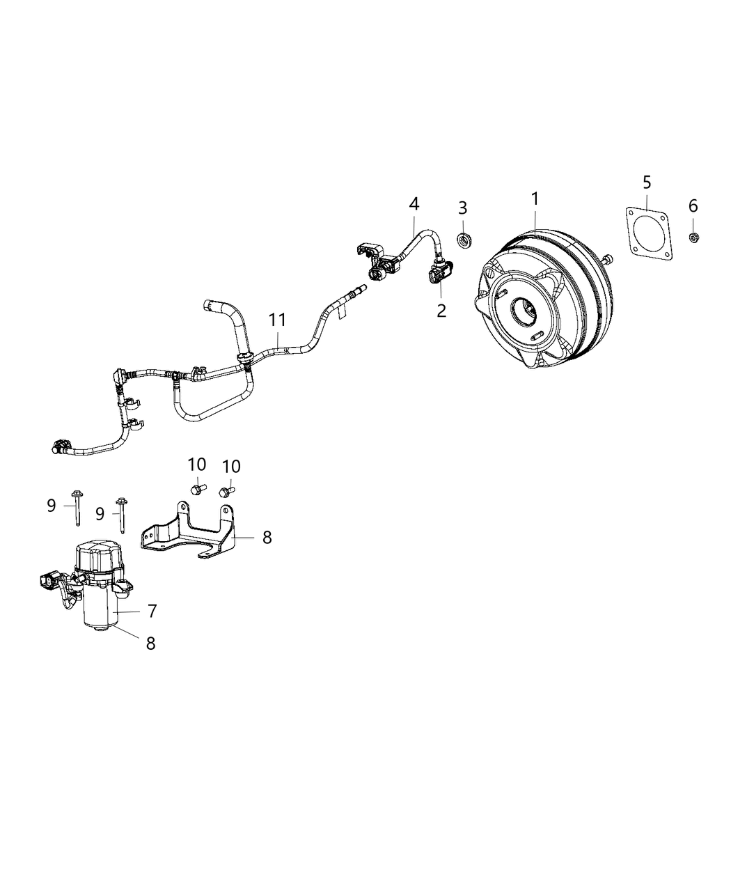 Mopar 68490189AA Pump-Vacuum