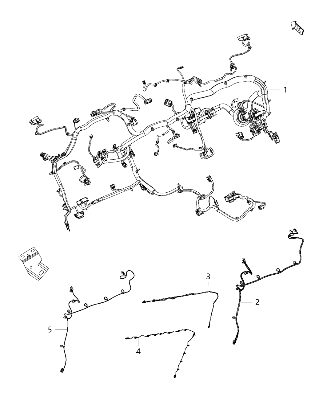 Mopar 68209513AC Wiring-Instrument Panel