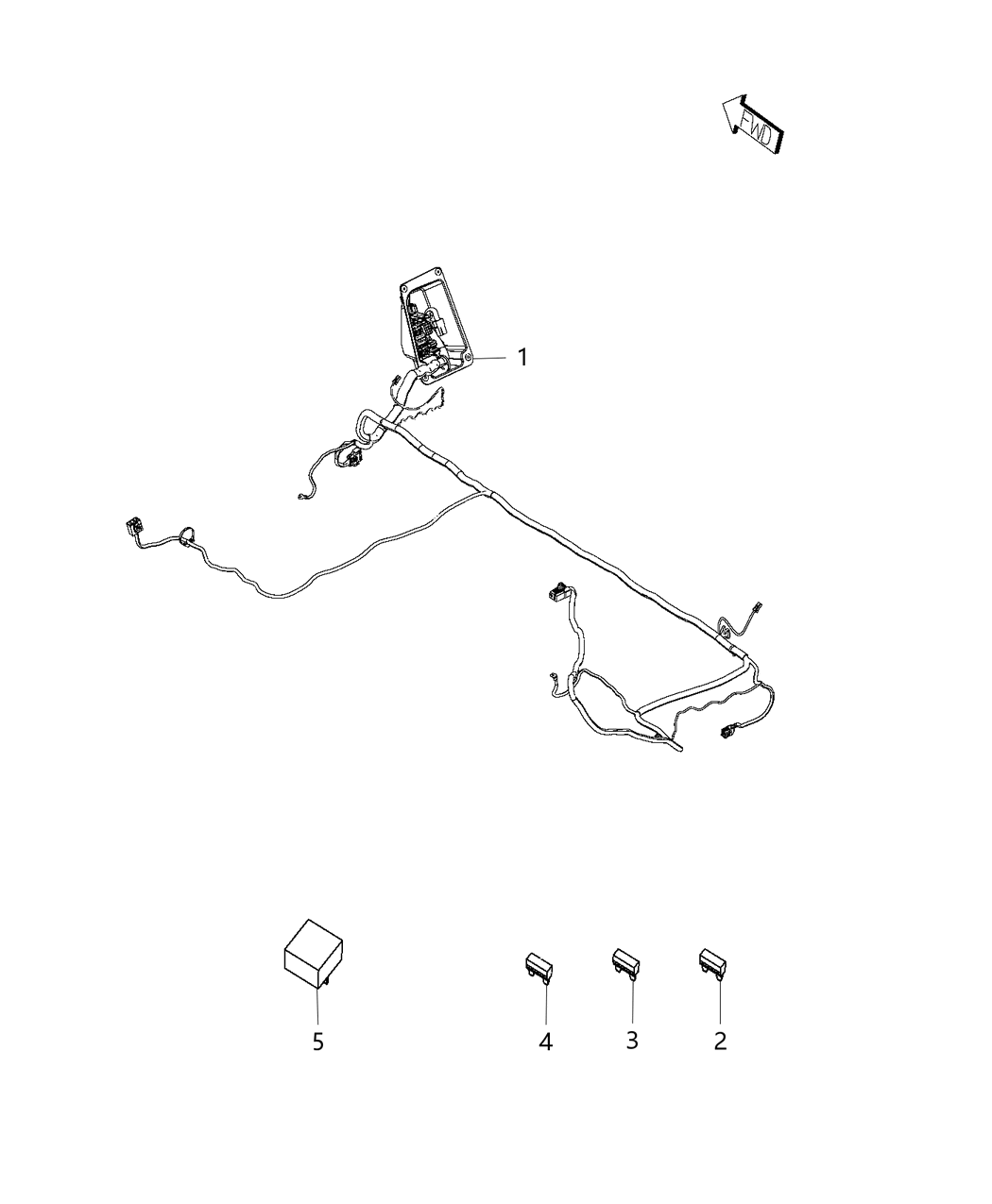 Mopar 68213349AA Wiring-Body