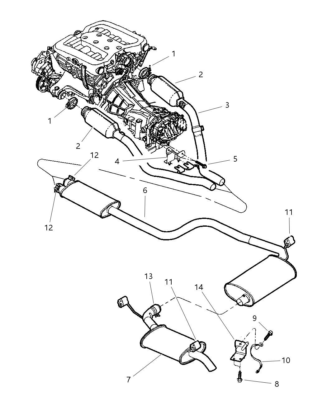 Mopar E0036364 Clamp Exhaust