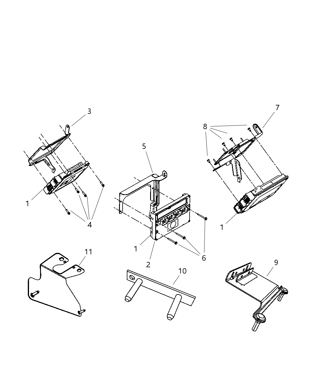 Mopar 5187499AC Bracket-POWERTRAIN Control Module