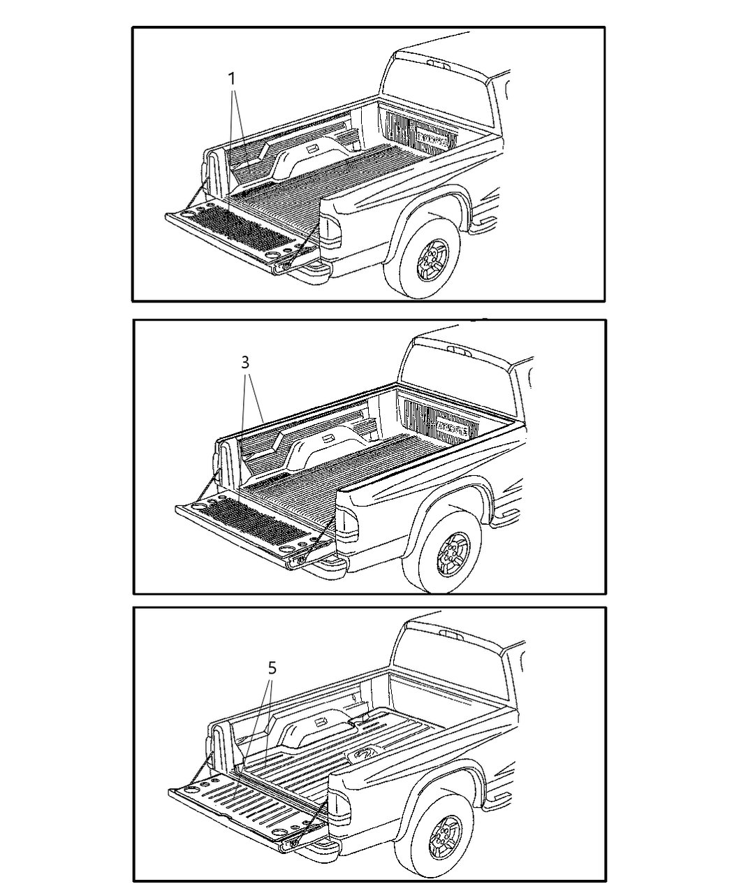 Mopar 82204607 Mat Kit-Bed - Exterior