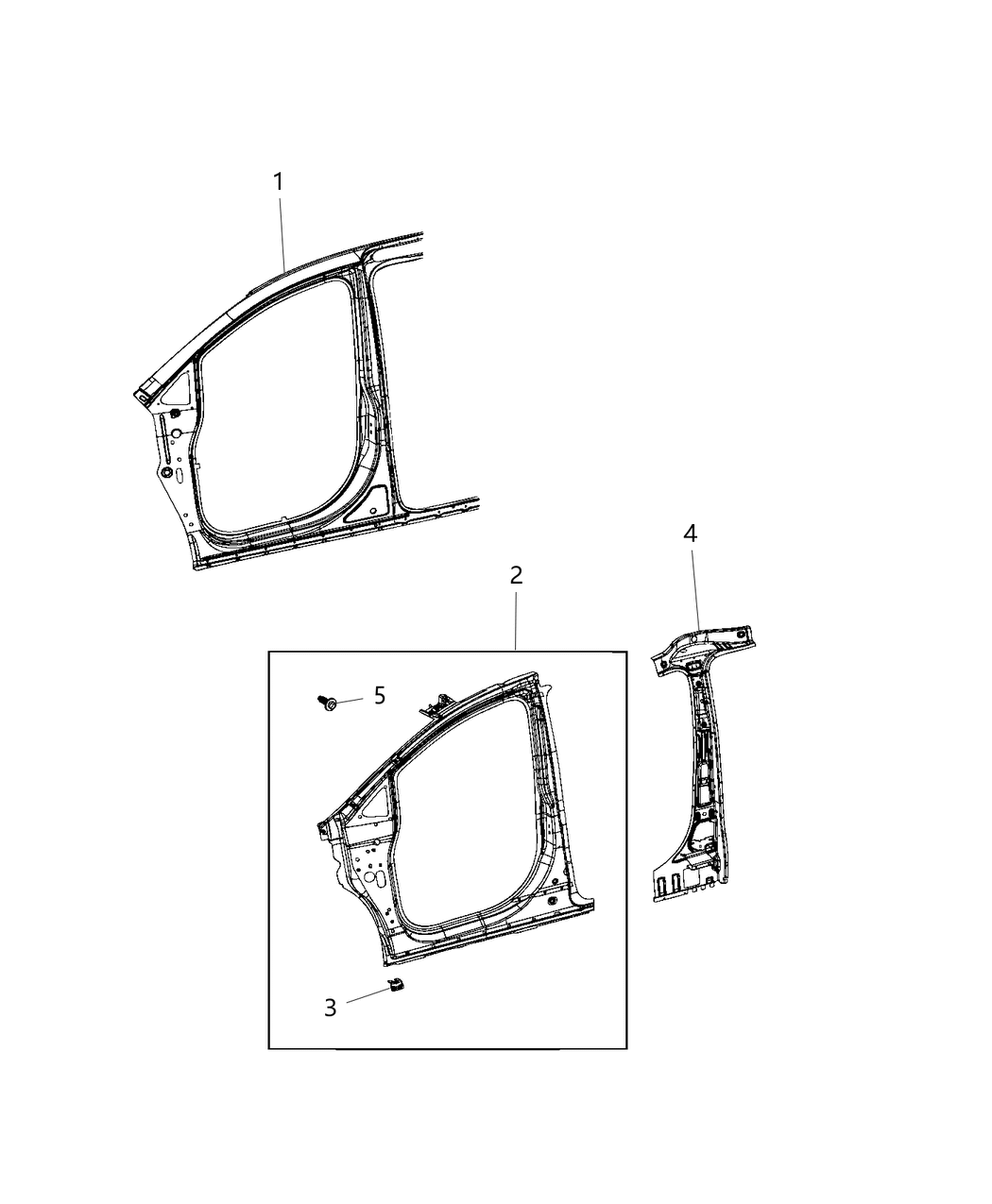 Mopar 68234302AC Bracket-Fender Mounting