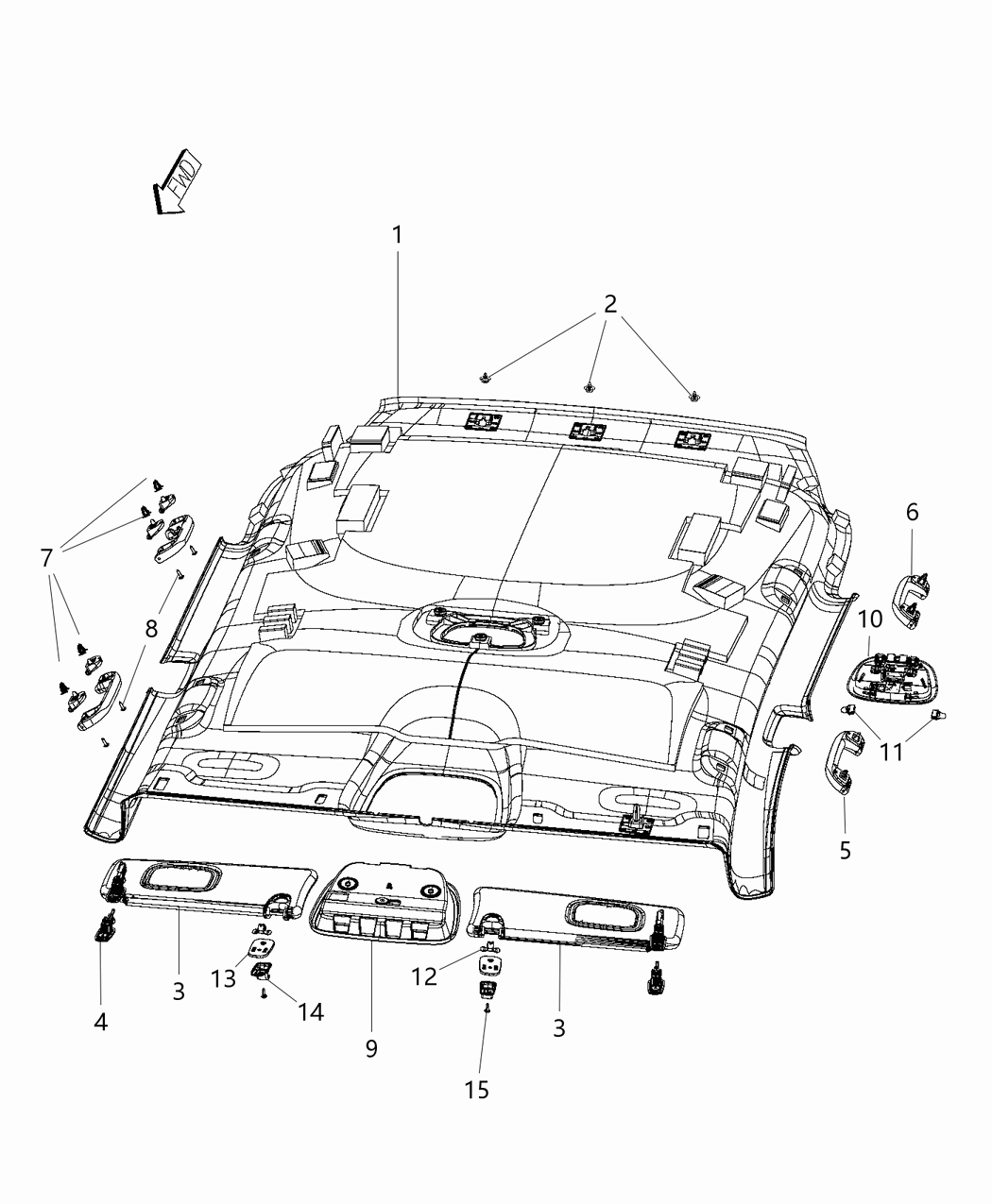 Mopar 68242006AA Clip-Retaining