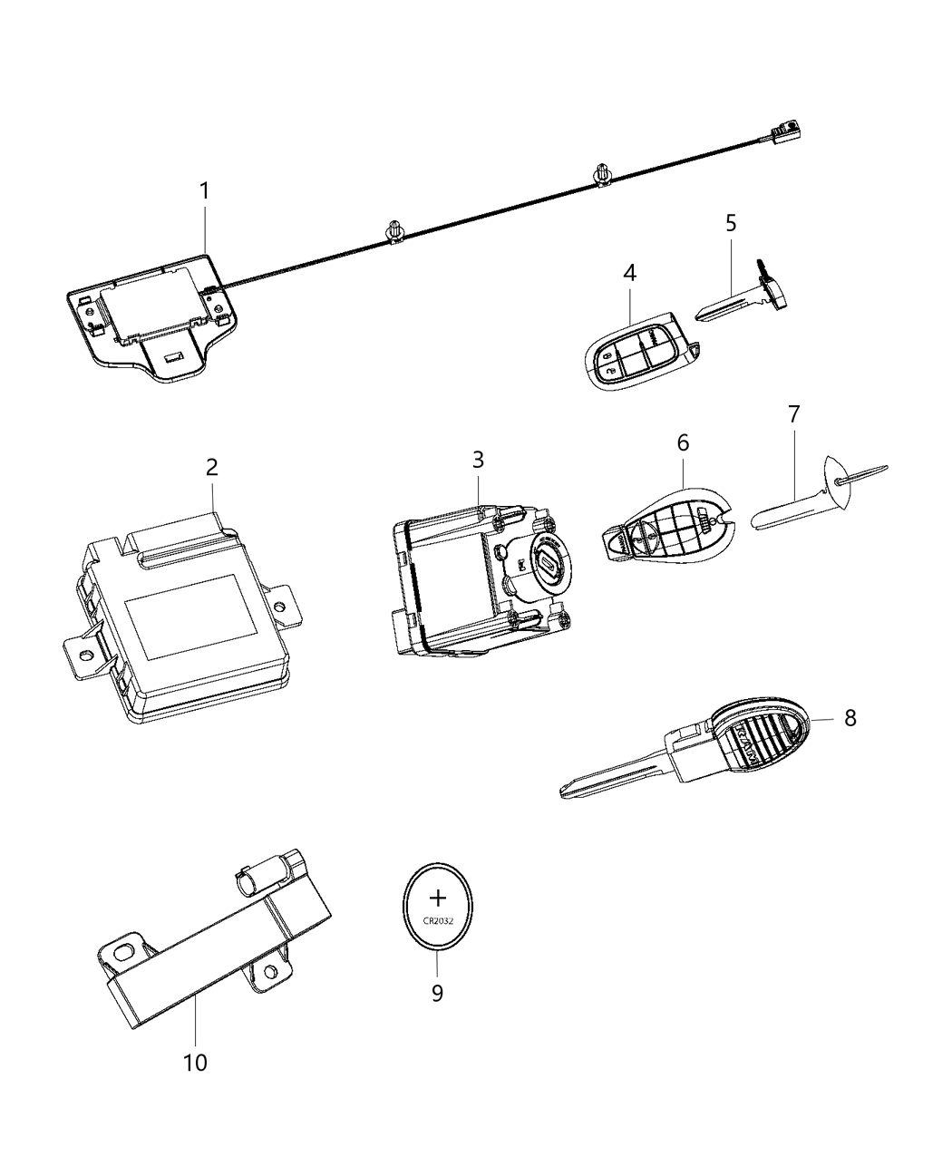 Mopar 68245498AC Receiver-Hub