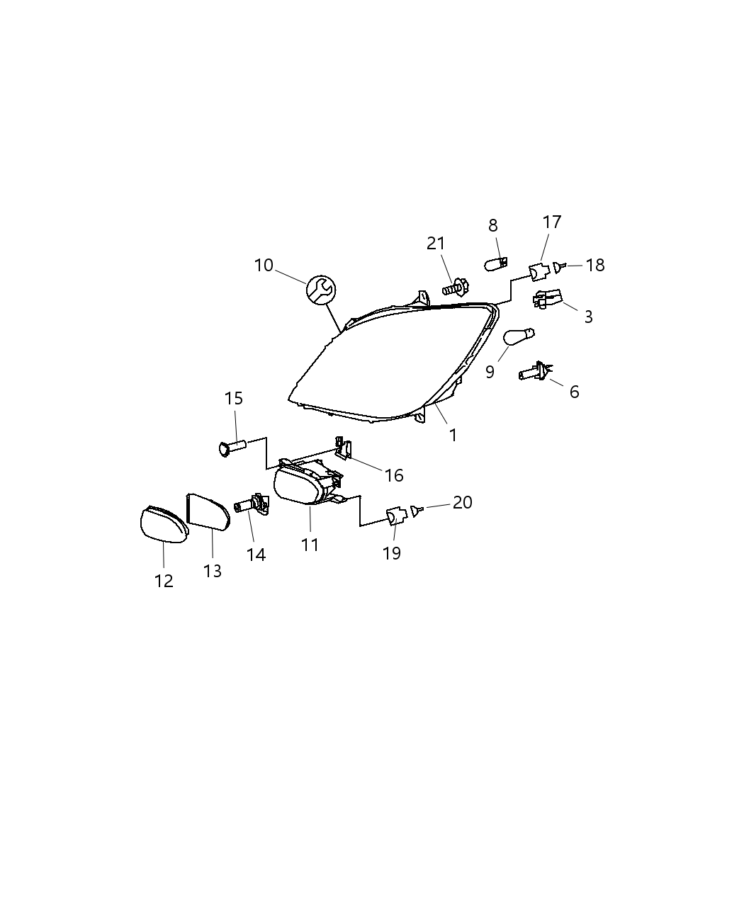 Mopar 68011295AA Connector-Wiring