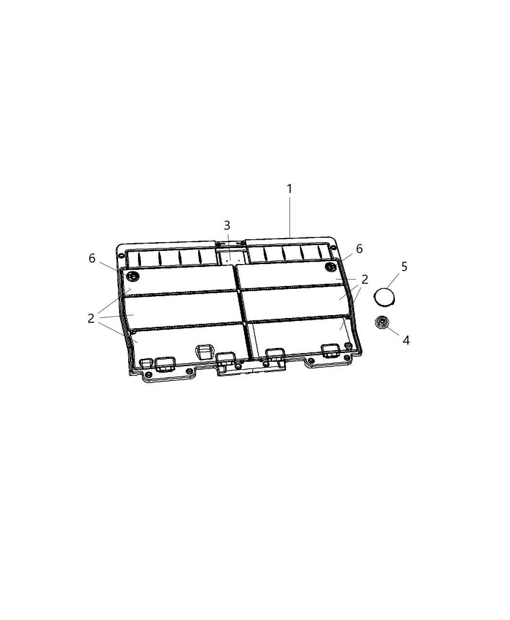 Mopar 5XQ70DX9AA Door-Load Floor