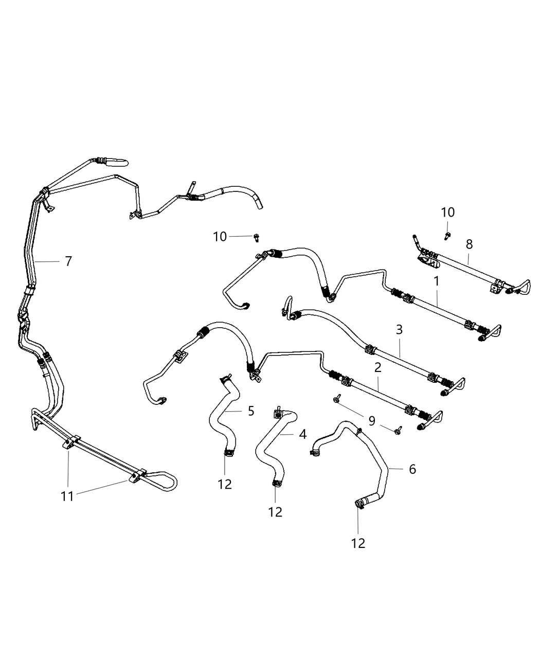 Mopar 68081033AC Hose-Pump Supply