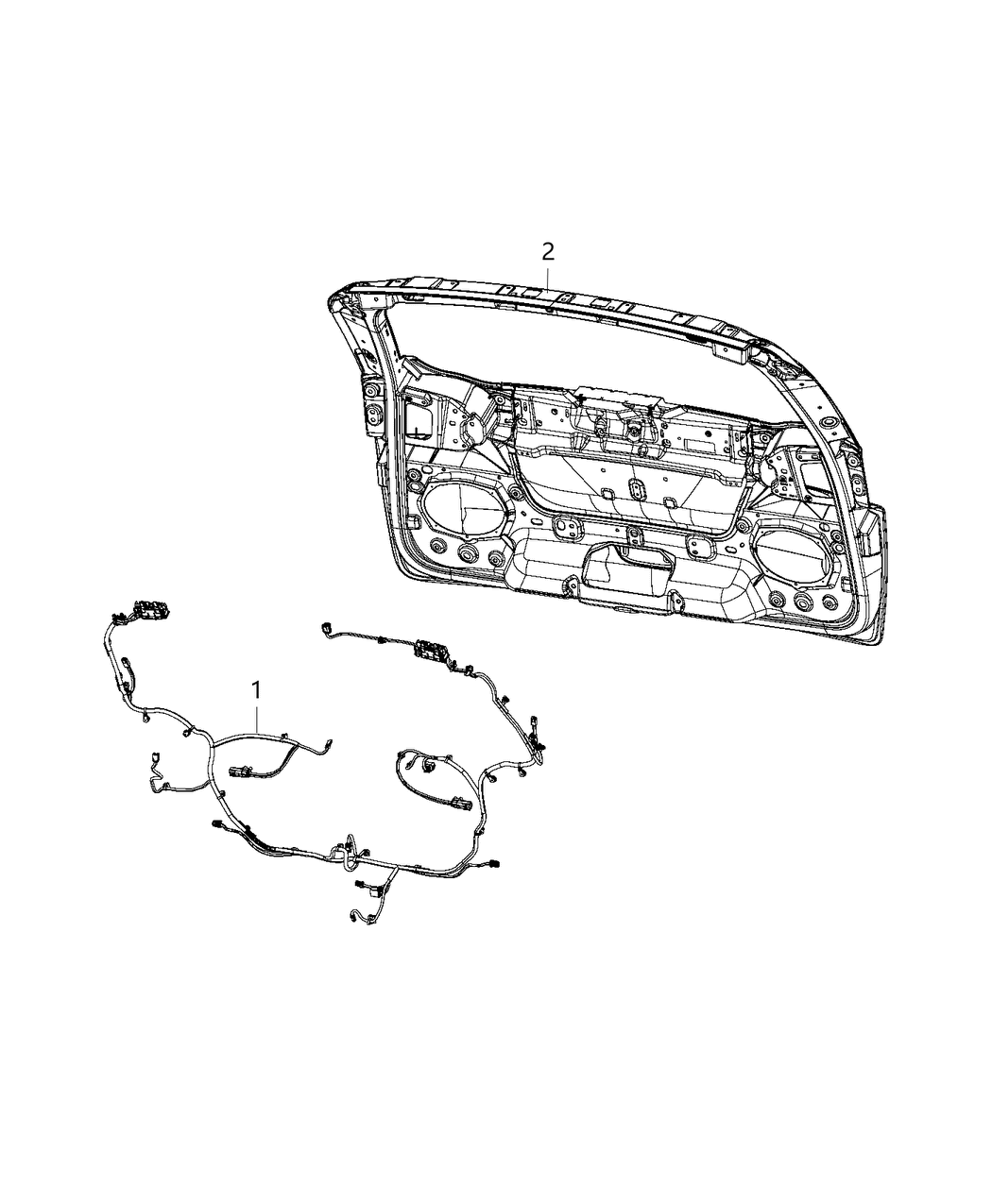 Mopar 68228591AE Wiring-LIFTGATE