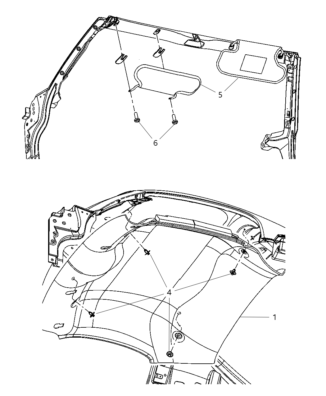 Mopar 5YK181X6AC Headliner