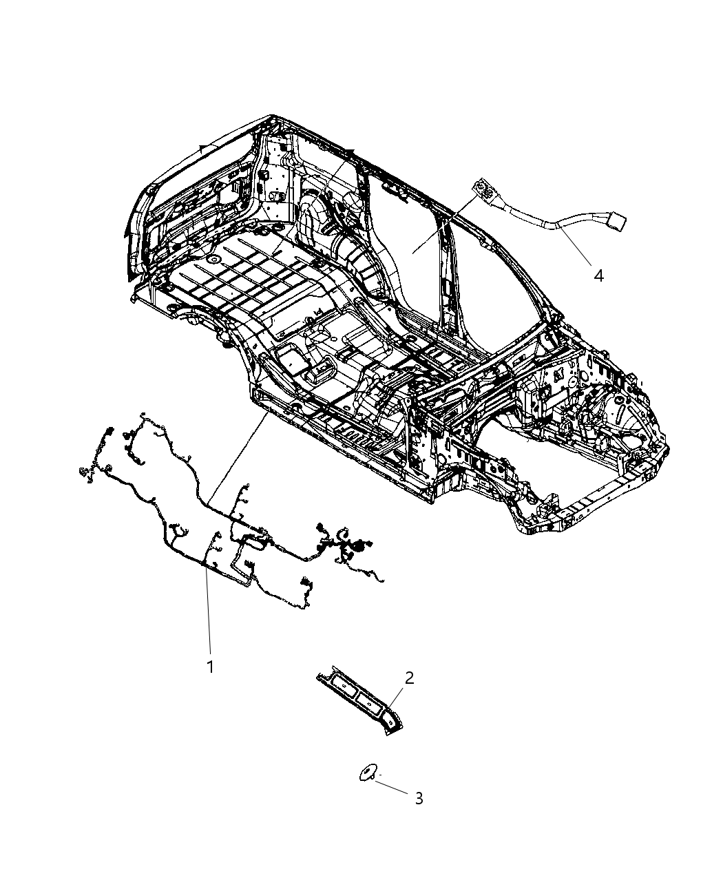 Mopar 68040397AA Wiring-Body