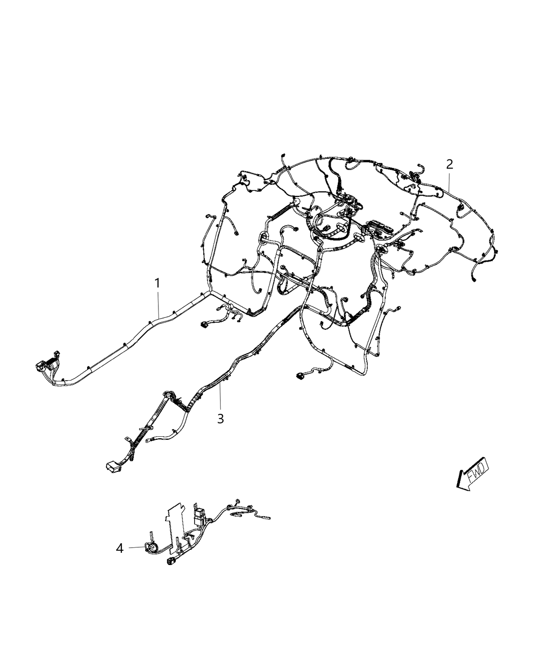 Mopar 5035149AG Wiring-UNDERBODY